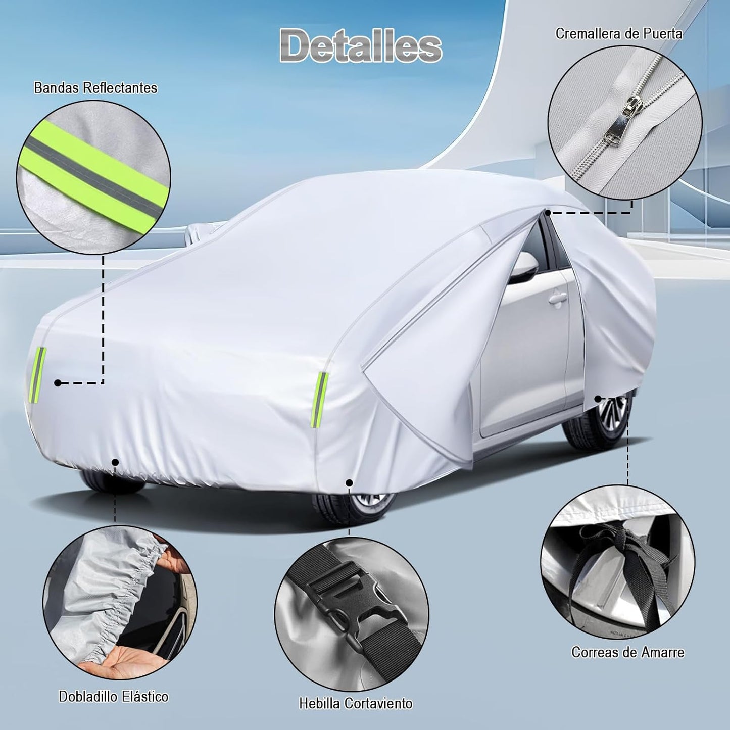 PROTECTOR PARA CARROS GRANDE - CAR COVER XL